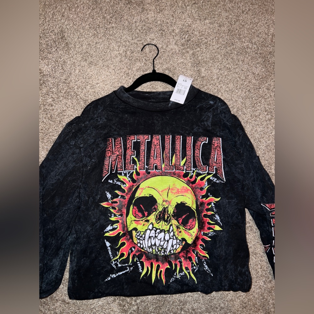Metalica Vintage Long Sleeve Tshirt